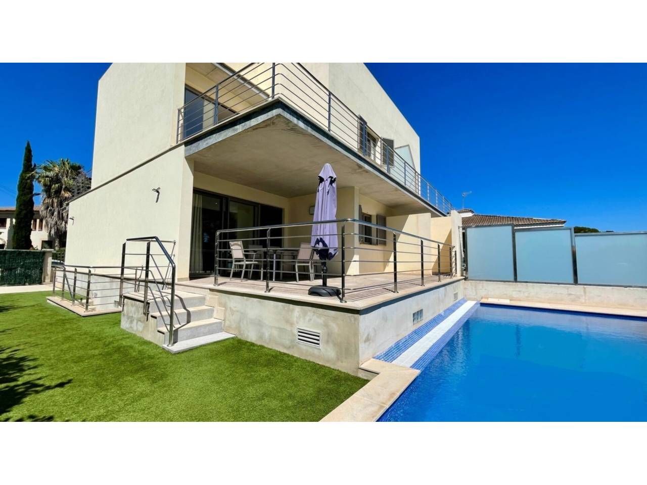 Exterior view of House or chalet to rent in Muro  with Private garden, Terrace and Swimming Pool