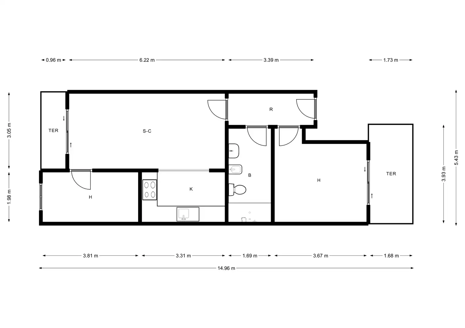 Piso con ascensor en venta en C/ Vint i vuit, imagen 3