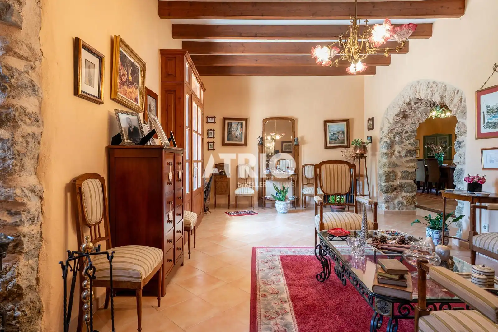 Sala de estar de Casa o chalet en venta en Calvià con Calefacción, Trastero y Piscina