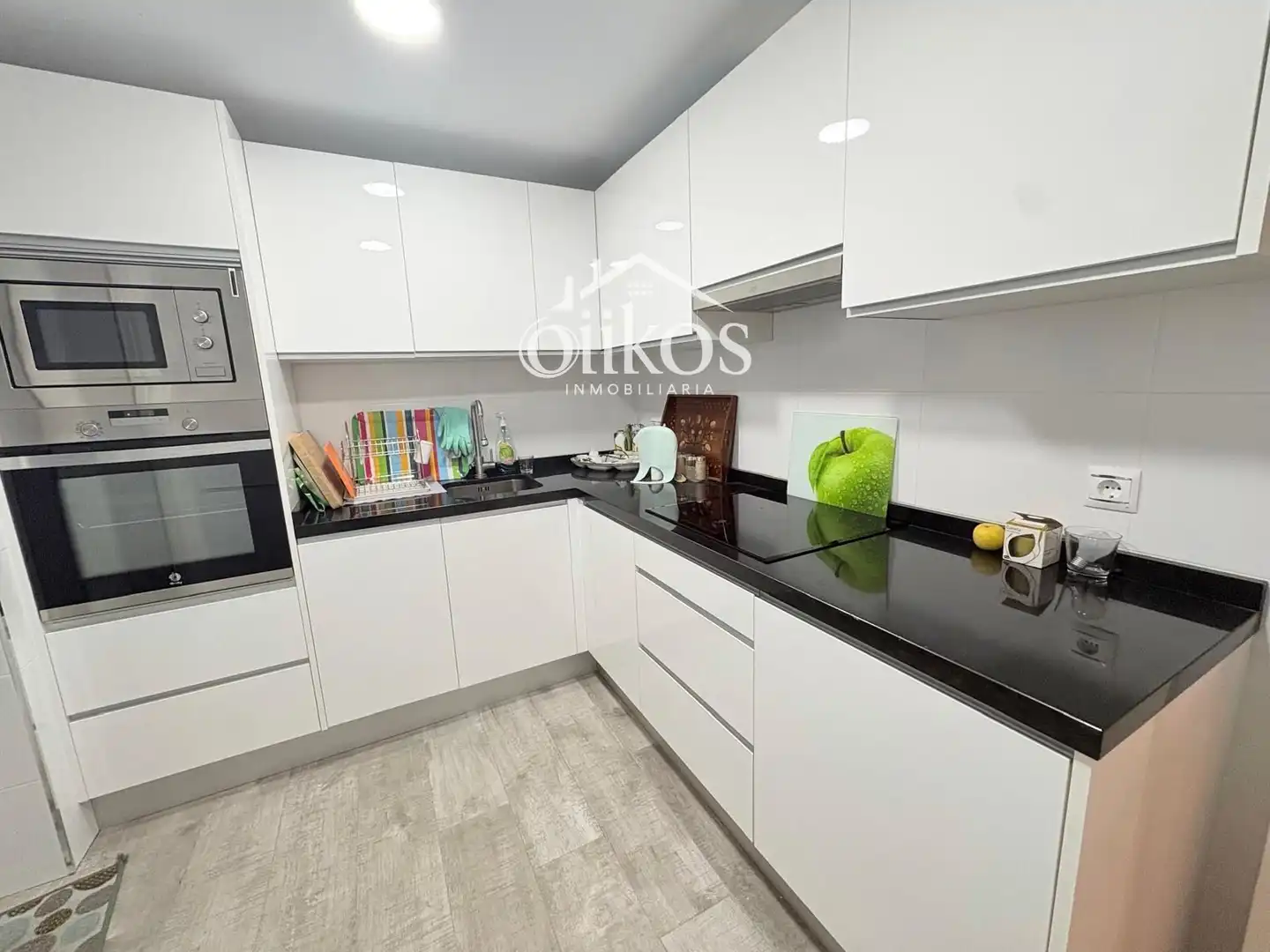 Küche von Wohnung zum Verkauf in Salamanca mit Heizung, Parkett und Balkon