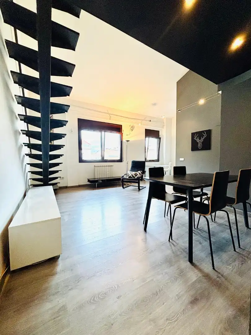 Living room of Duplexes for sale in Girona  with Air Conditioner, Heating and Parquet flooring