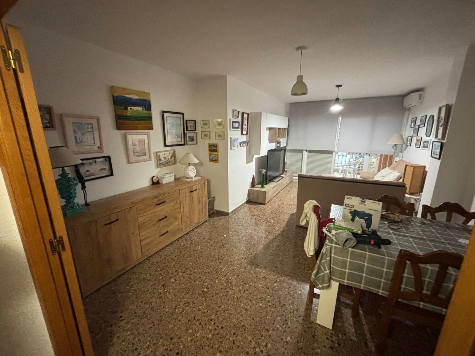 Sala de estar de Piso de alquiler en Sagunto / Sagunt con Aire acondicionado, Amueblado y Horno