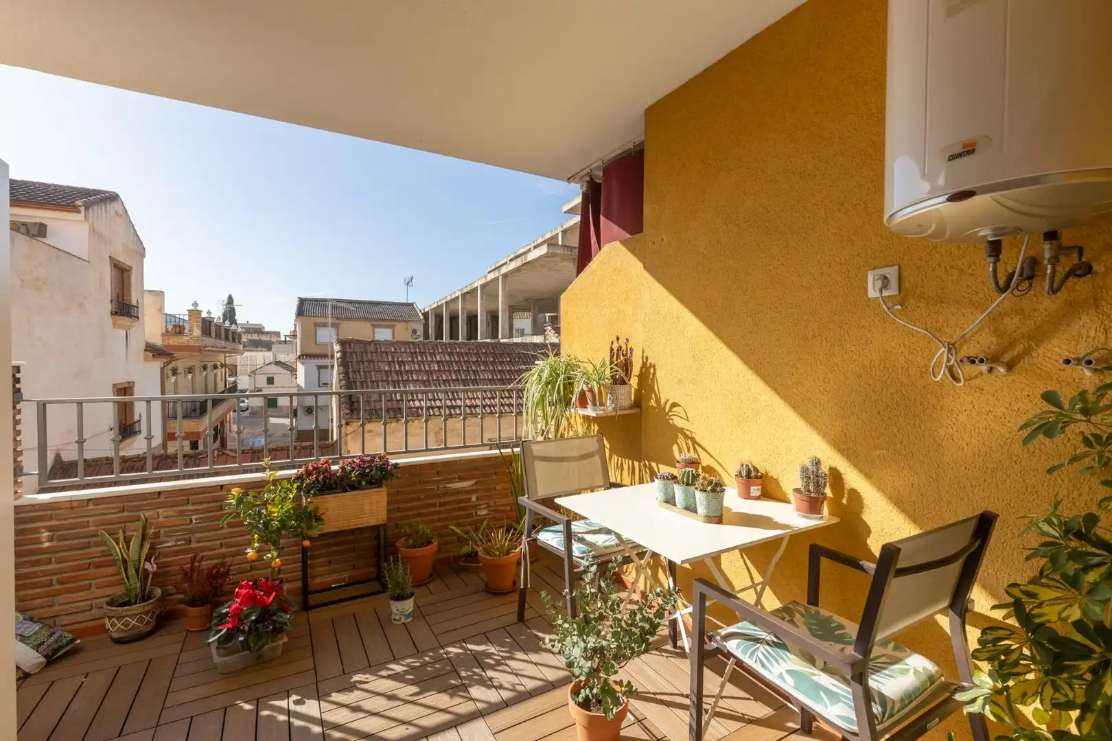 Balcony of Flat for sale in Churriana de la Vega  with Air Conditioner, Terrace and Balcony