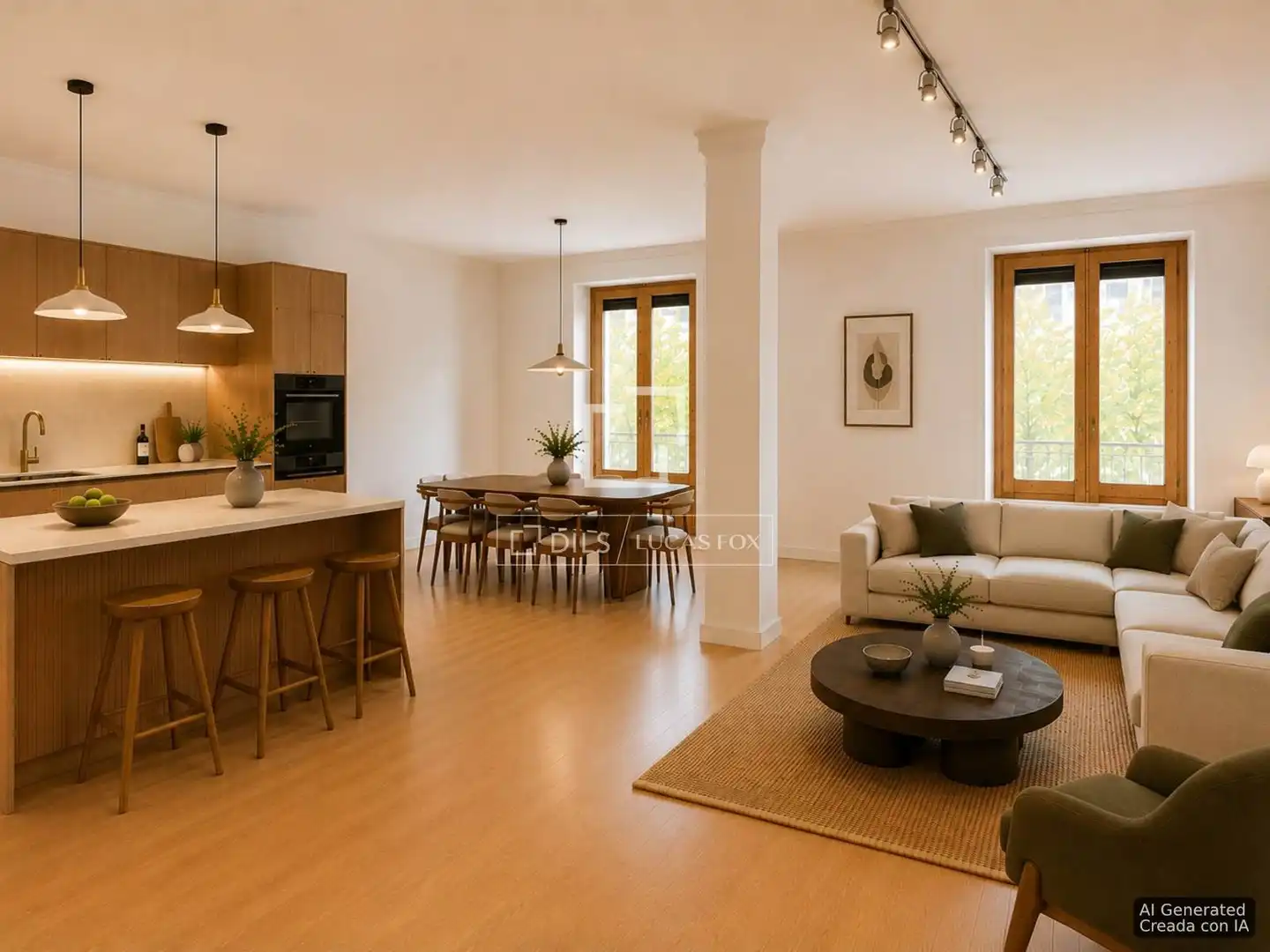 Living room of Flat for sale in Barcelona  with Air Conditioner and Heating