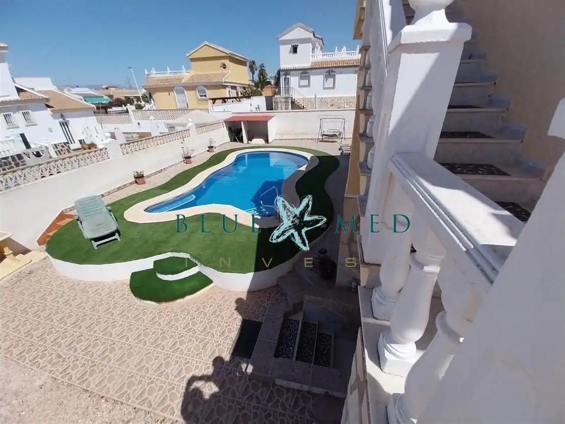 Piscina de Casa o chalet en venta en Mazarrón con Aire acondicionado, Calefacción y Jardín privado