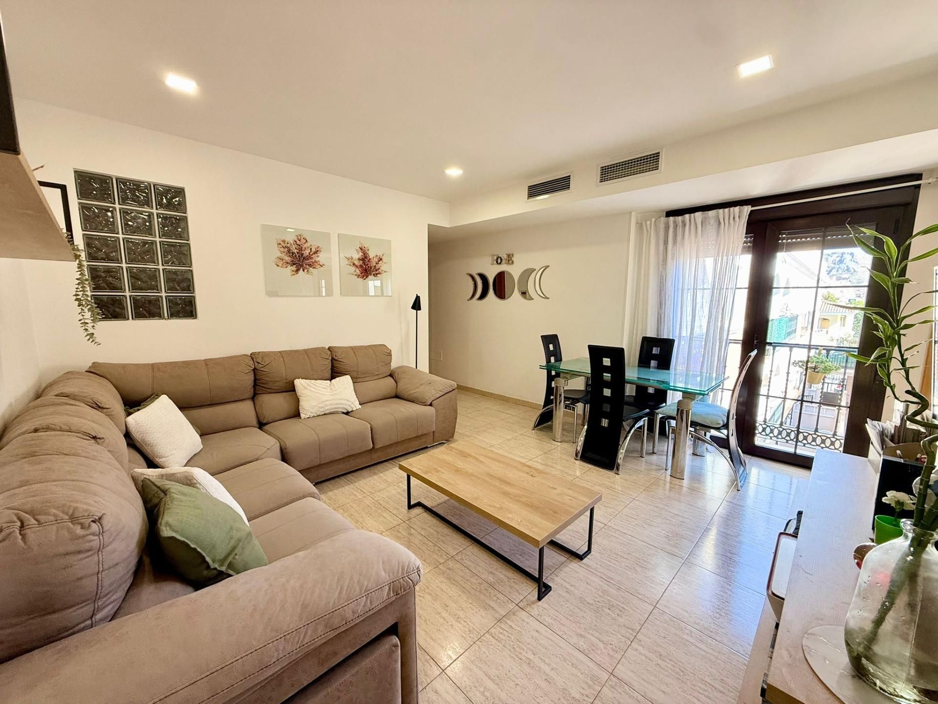 Living room of Flat for sale in Roquetas de Mar  with Air Conditioner and Balcony