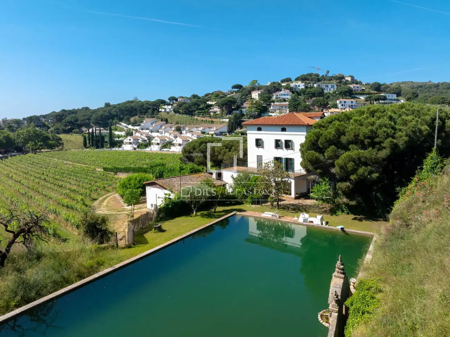 Jardí de Finca rústica en venda en Alella amb Jardí privat, Terrassa i Traster