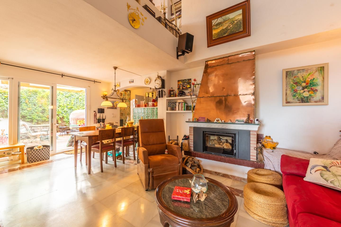 Living room of House or chalet for sale in Casares  with Air Conditioner, Heating and Private garden