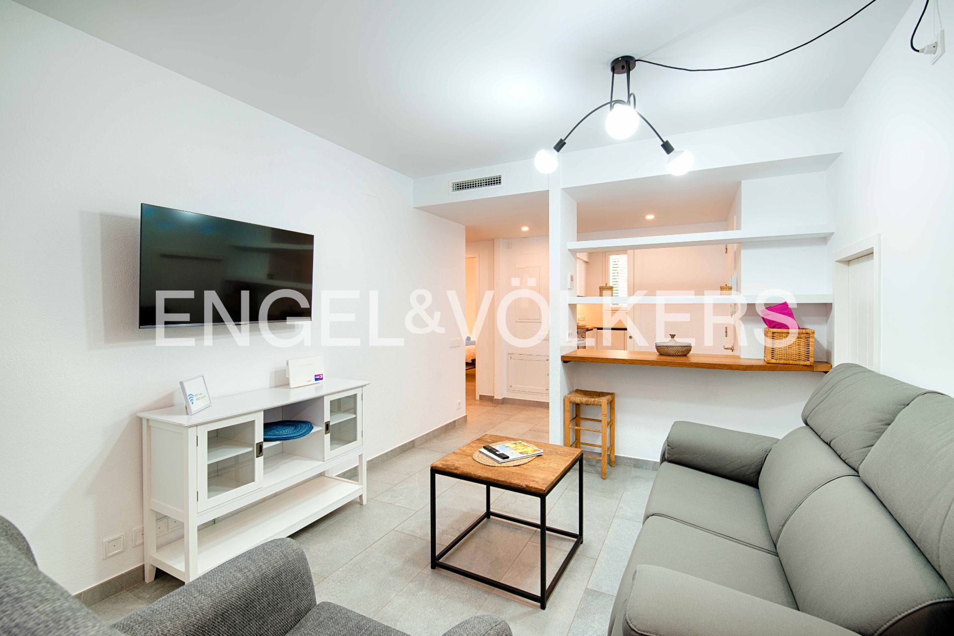 Living room of Flat for sale in Cadaqués  with Air Conditioner, Heating and Furnished