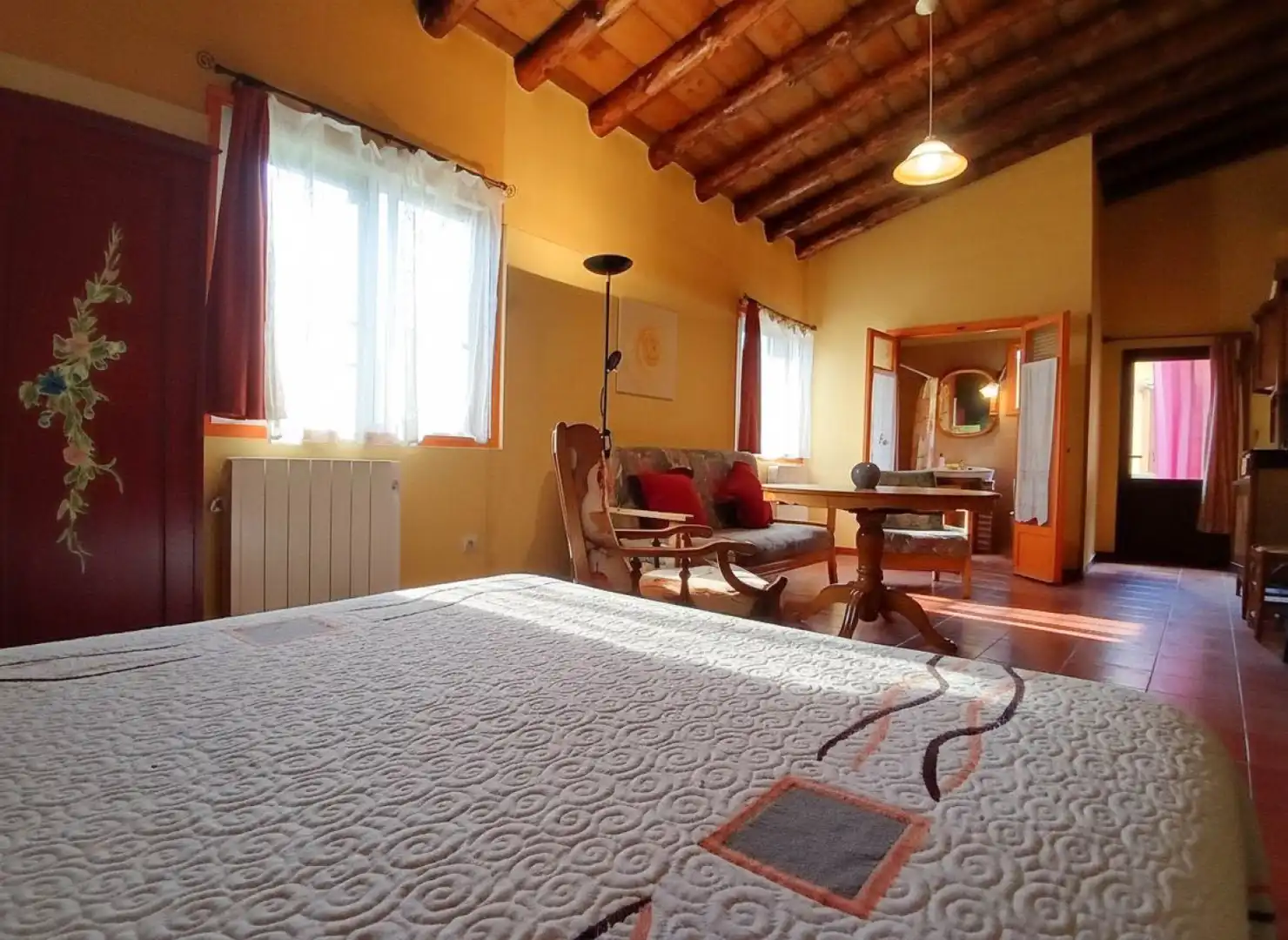 Schlafzimmer von Haus oder Chalet zum Verkauf in Santa María la Real de Nieva mit Privatgarten