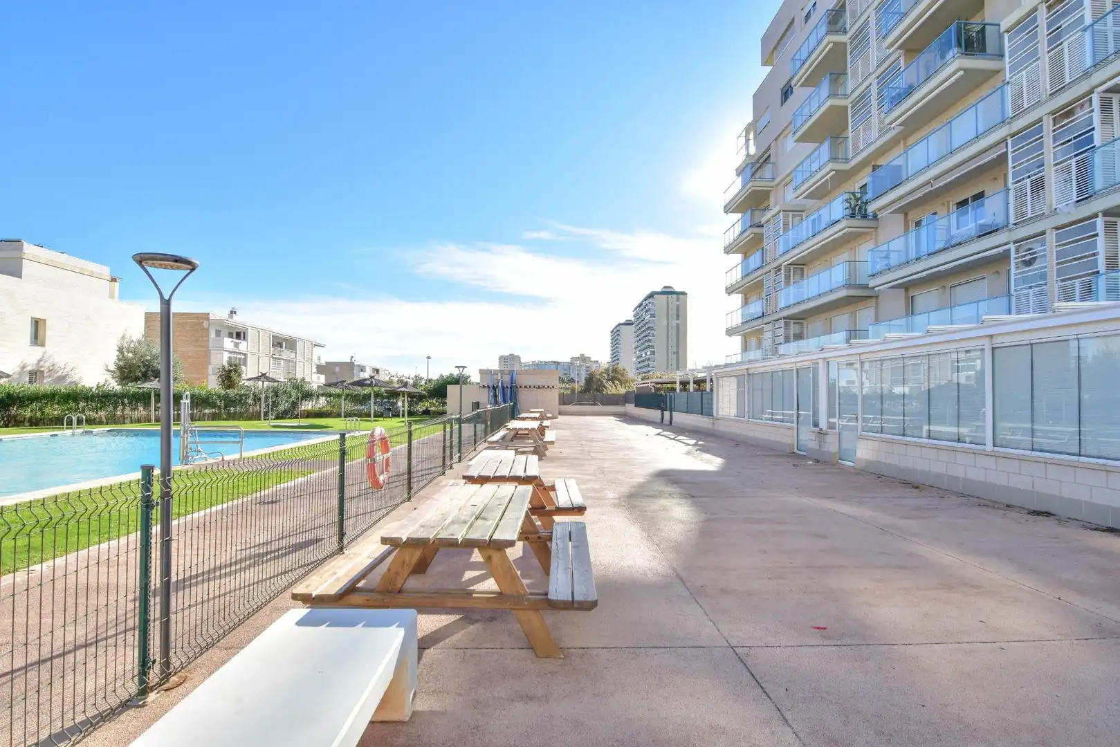 Terrassa de Apartament de lloguer en El Puig de Santa Maria amb Aire condicionat, Calefacció i Jardí privat