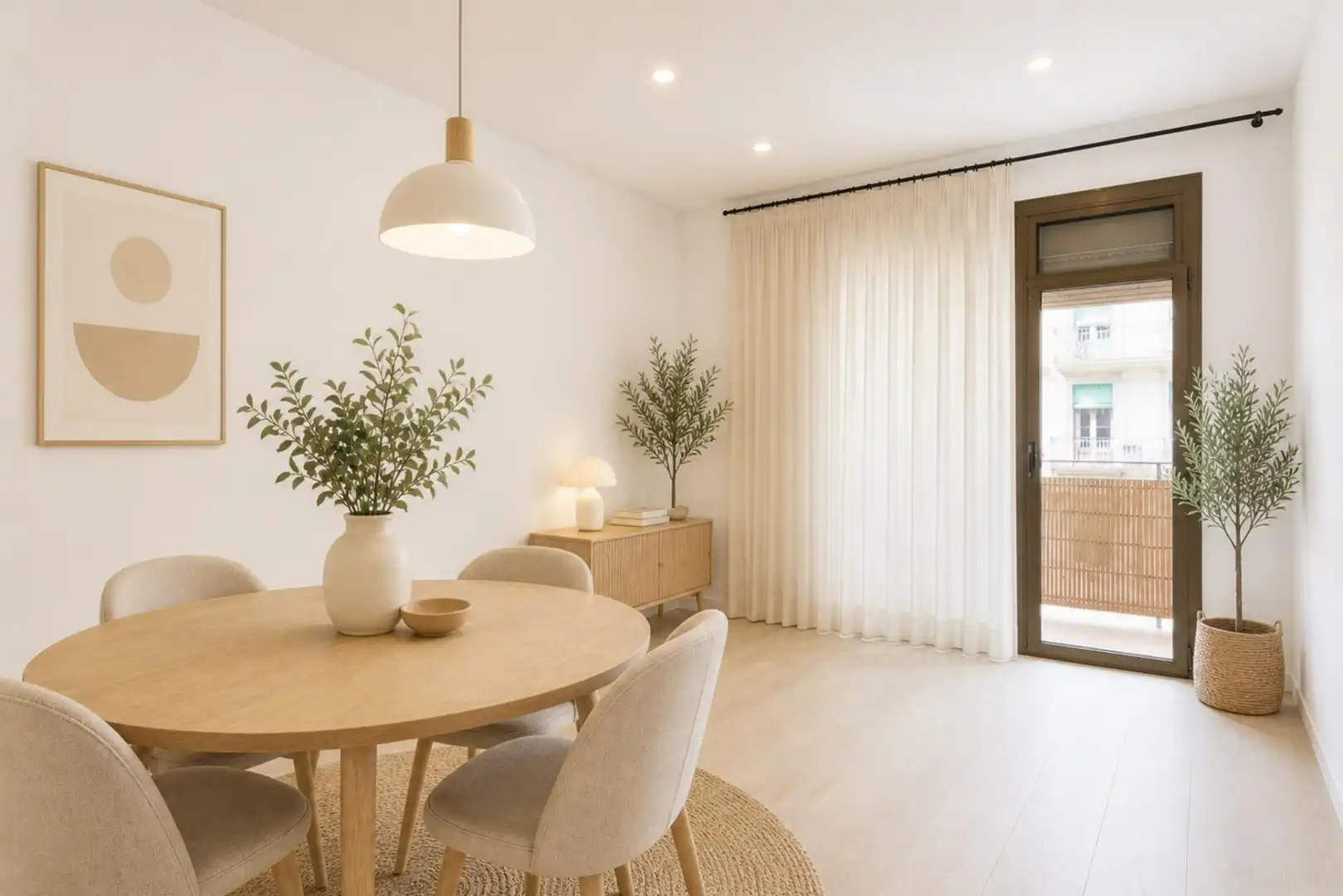 Comedor de Piso en venta en Barcelona con Terraza