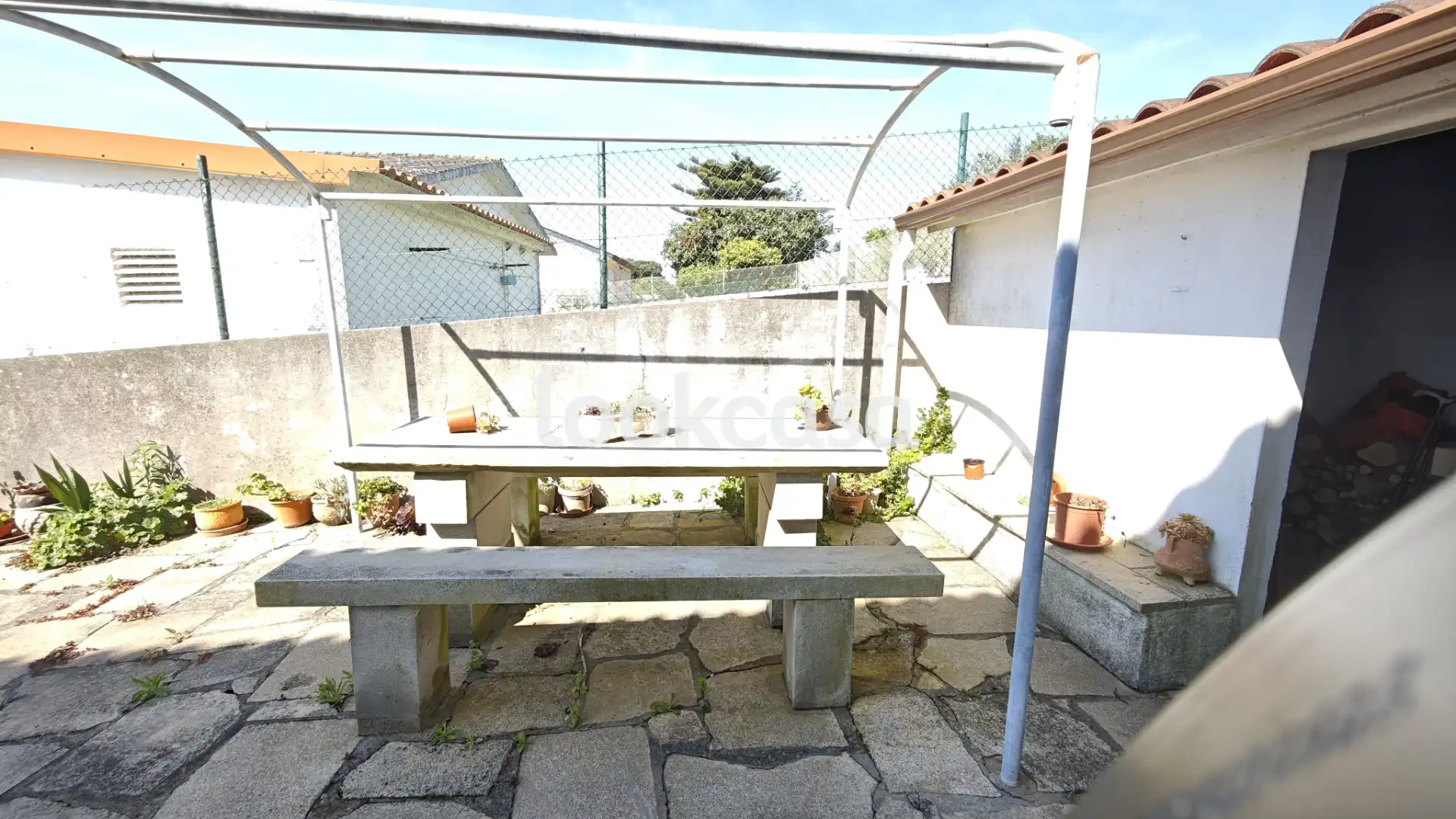 Terrassa de Casa o xalet en venda en Sanxenxo amb Calefacció, Jardí privat i Terrassa
