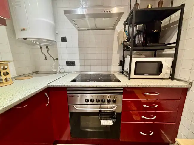 Cocina de Piso de alquiler en Madrid con Aire acondicionado, Calefacción y Amueblado