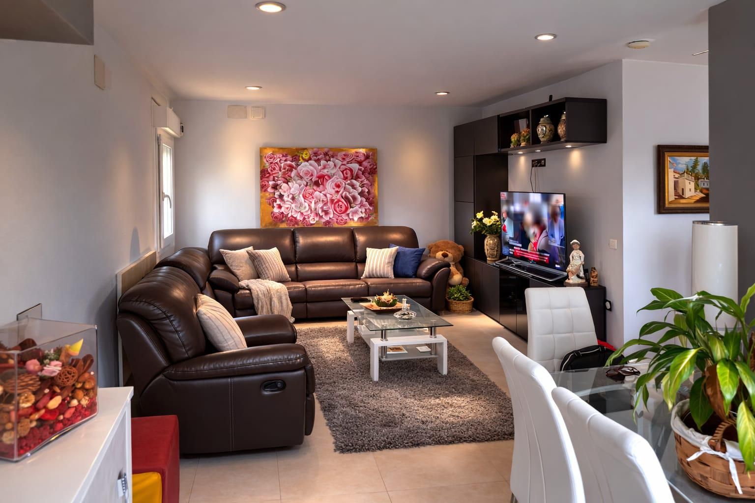 Sala de estar de Casa o chalet en venta en El Puerto de Santa María con Aire acondicionado