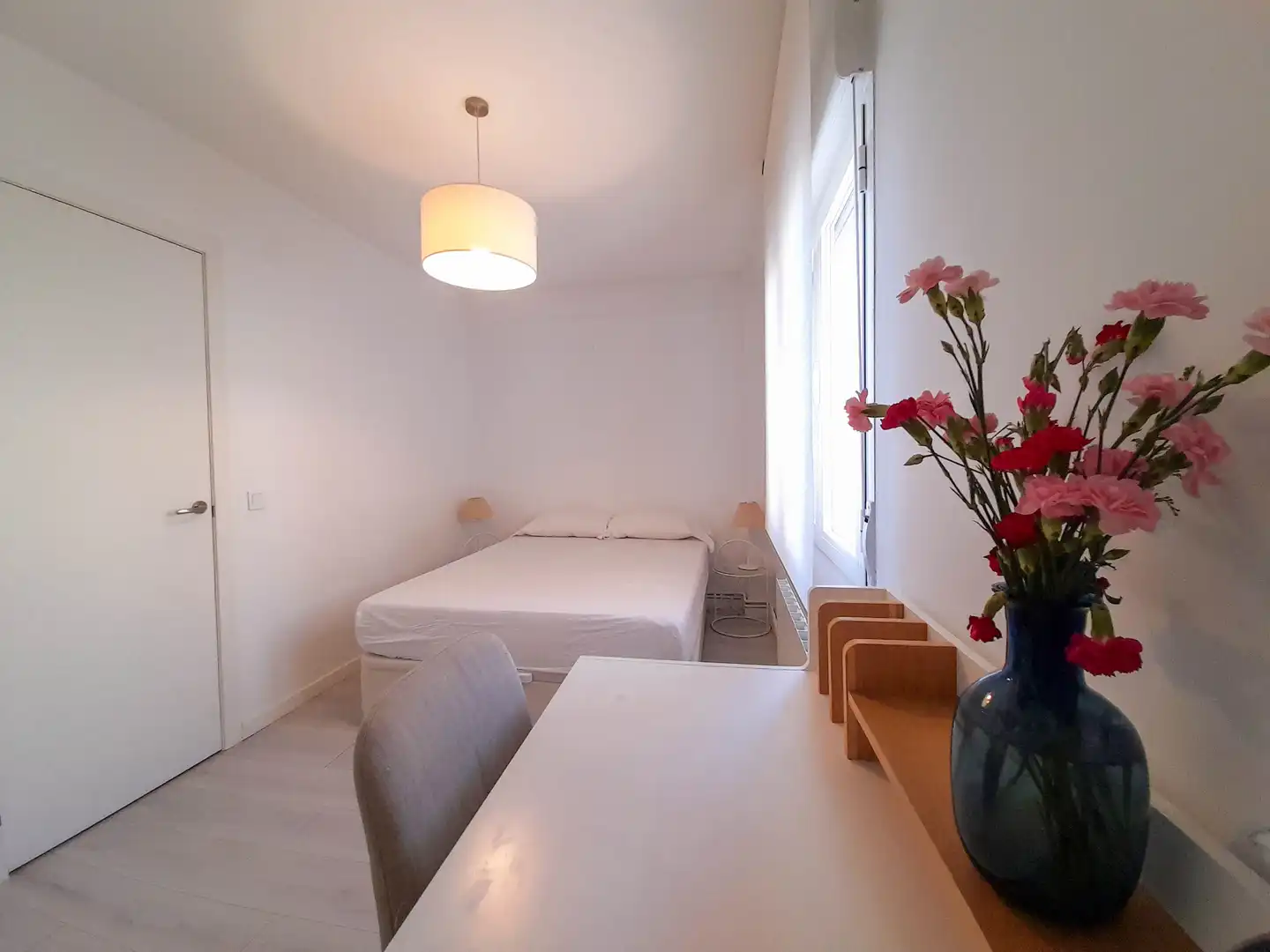 Bedroom of Flat for rent in Madrid  with Heating, Furnished and Oven
