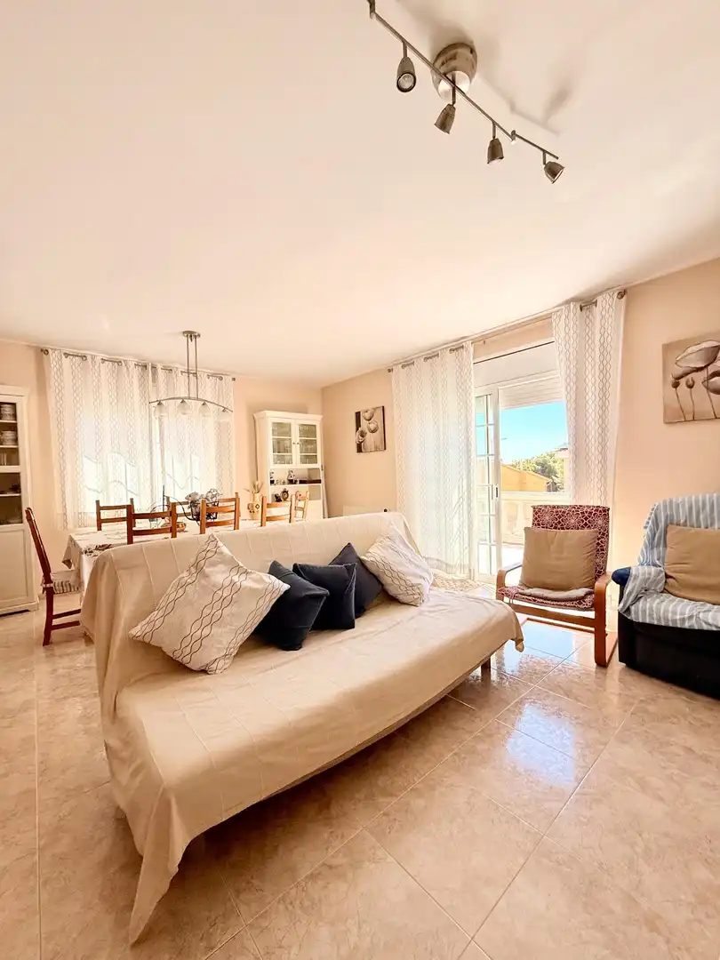 Living room of Houses for sale in Calafell  with Air Conditioner, Private garden and Terrace