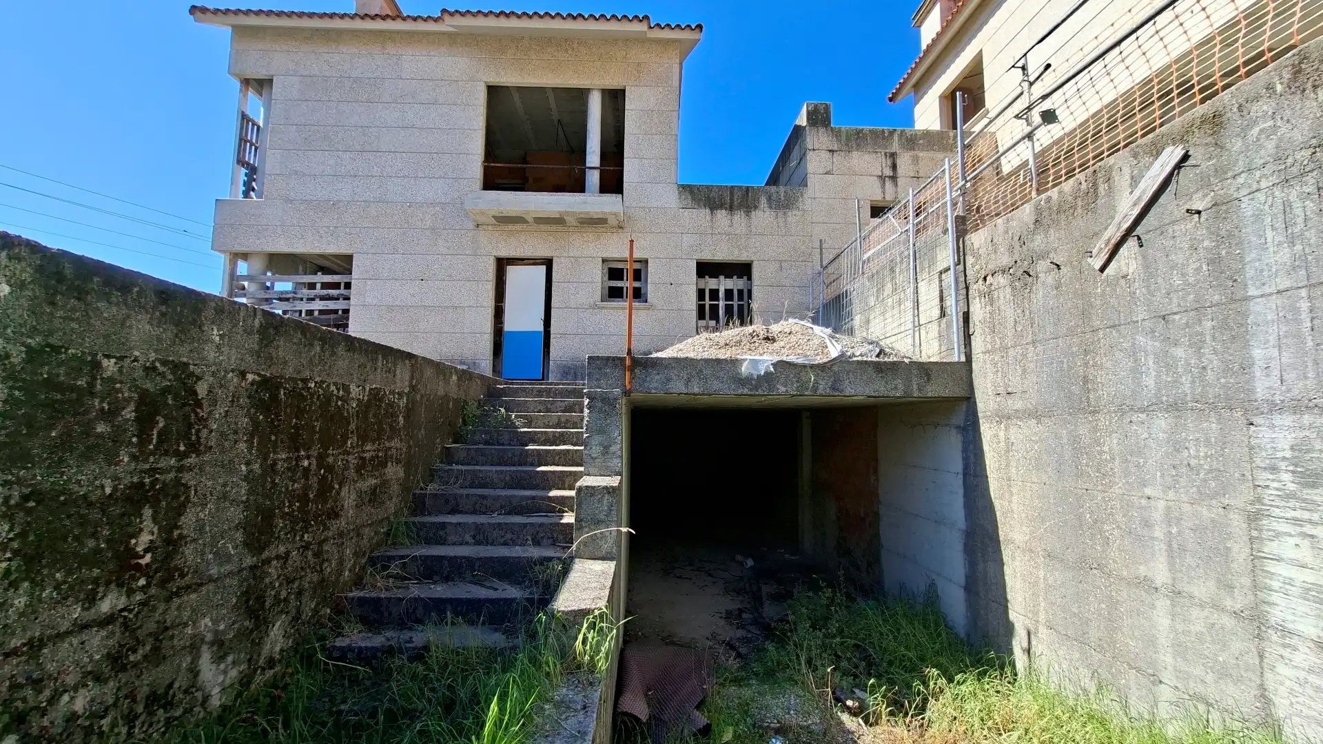 Vista exterior de Casa adosada en venta en Moaña, Pontevedra