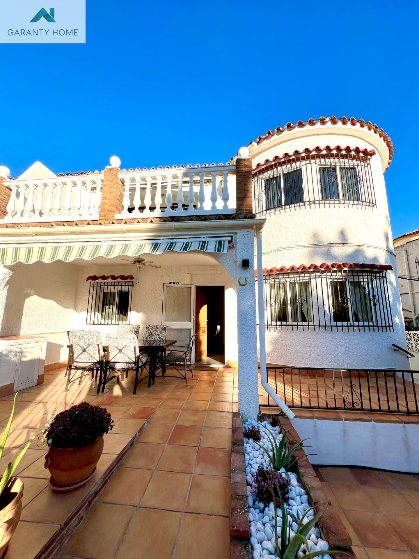 Exterior view of Single-family semi-detached to rent in Benalmádena  with Air Conditioner, Terrace and Storage room