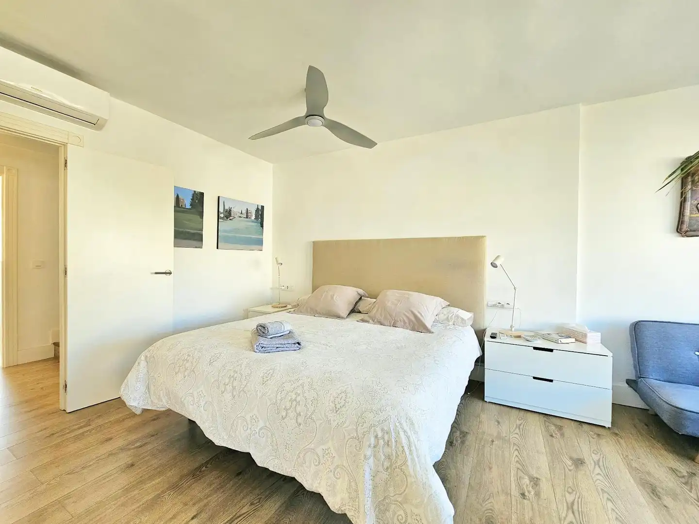 Bedroom of Duplexes for rent in Cartagena  with Air Conditioner, Heating and Terrace