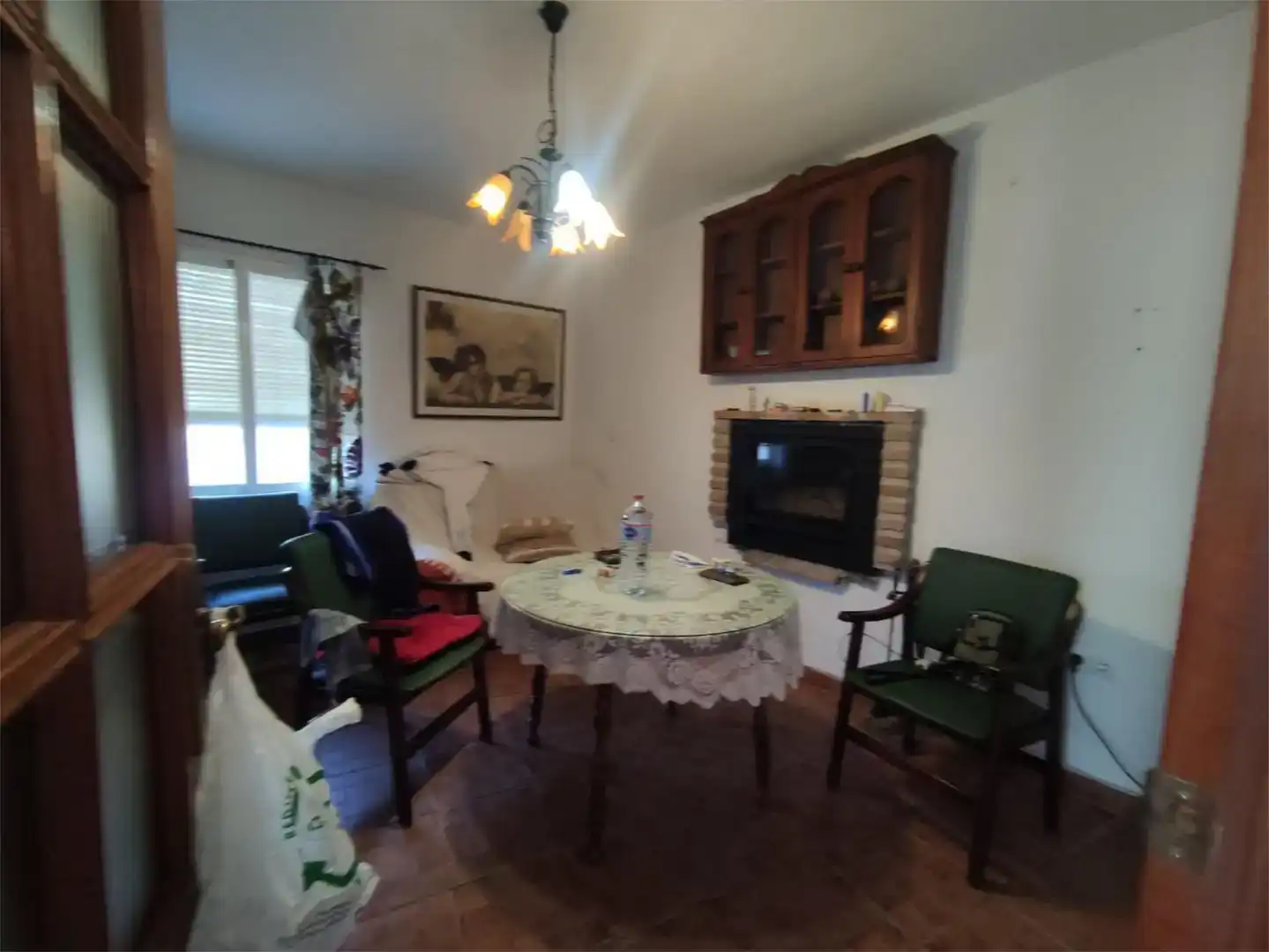 Sala de estar de Piso en venta en Almáchar con Aire acondicionado, Jardín privado y Piscina