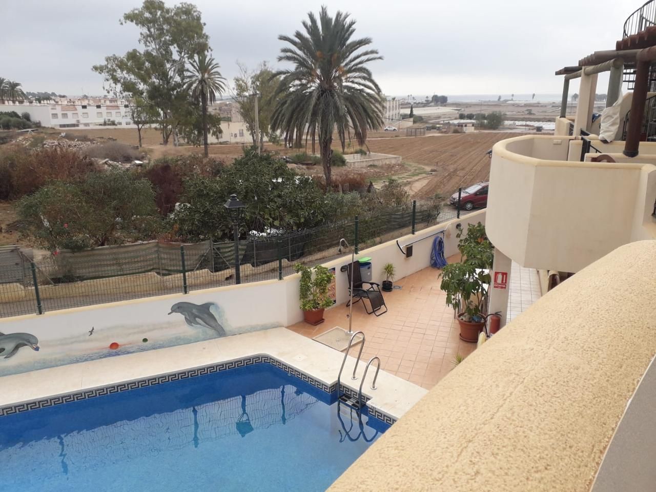 Piscina de Àtic de lloguer en Cuevas del Almanzora amb Aire condicionat, Terrassa i Piscina