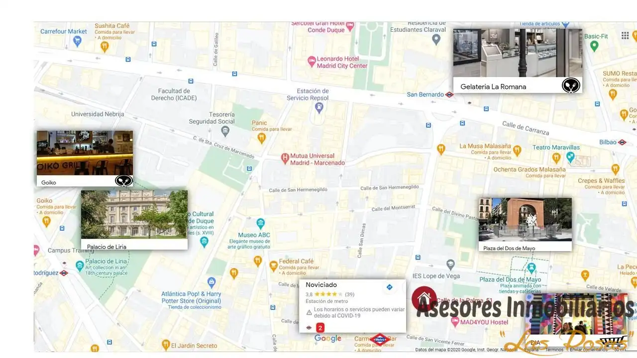 Außenansicht von Wohnung zur Miete in Madrid mit Klimaanlage und Möbliert