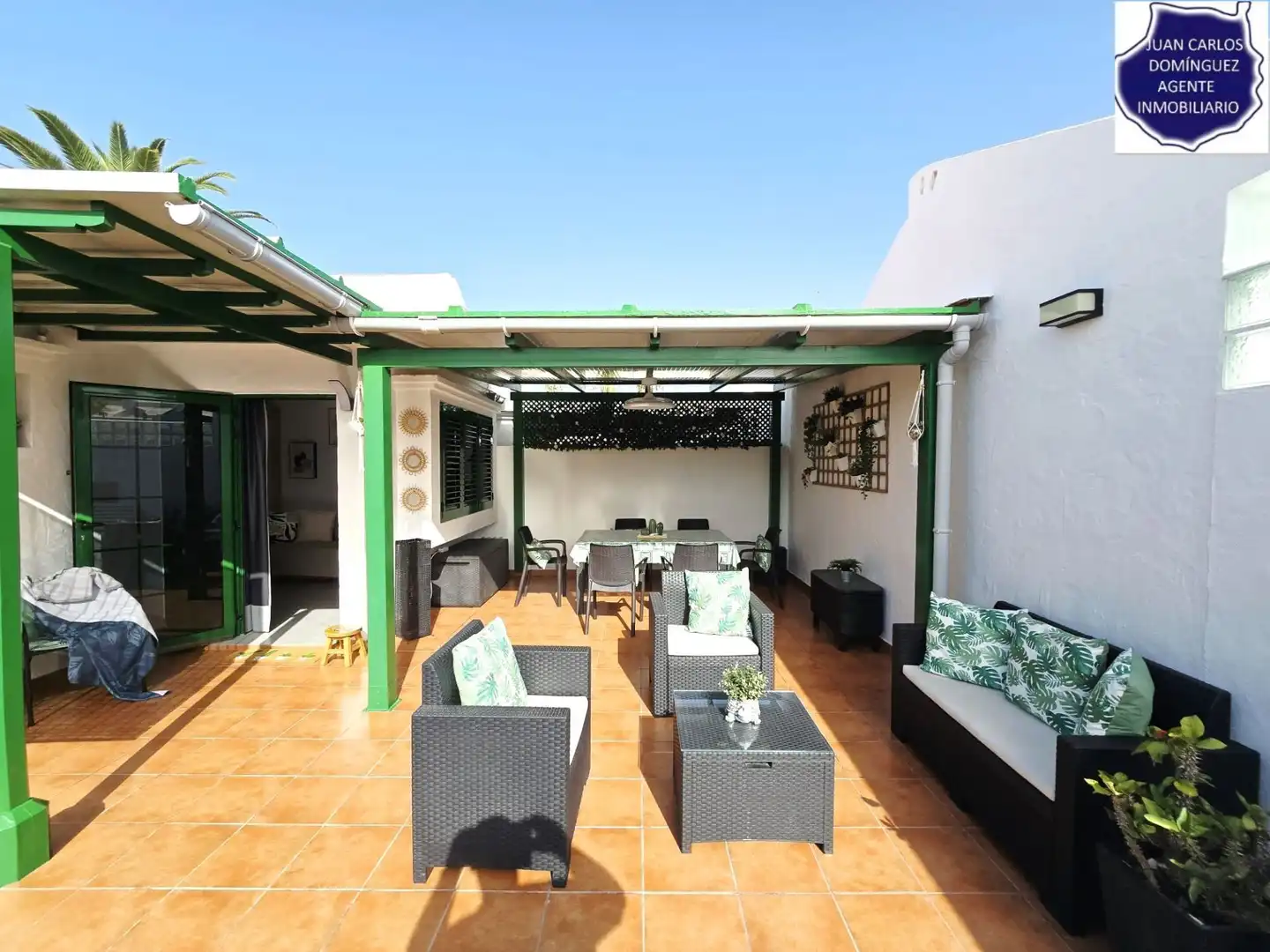 Terraza de Casa o chalet de alquiler en San Bartolomé de Tirajana con Aire acondicionado, Terraza y Amueblado