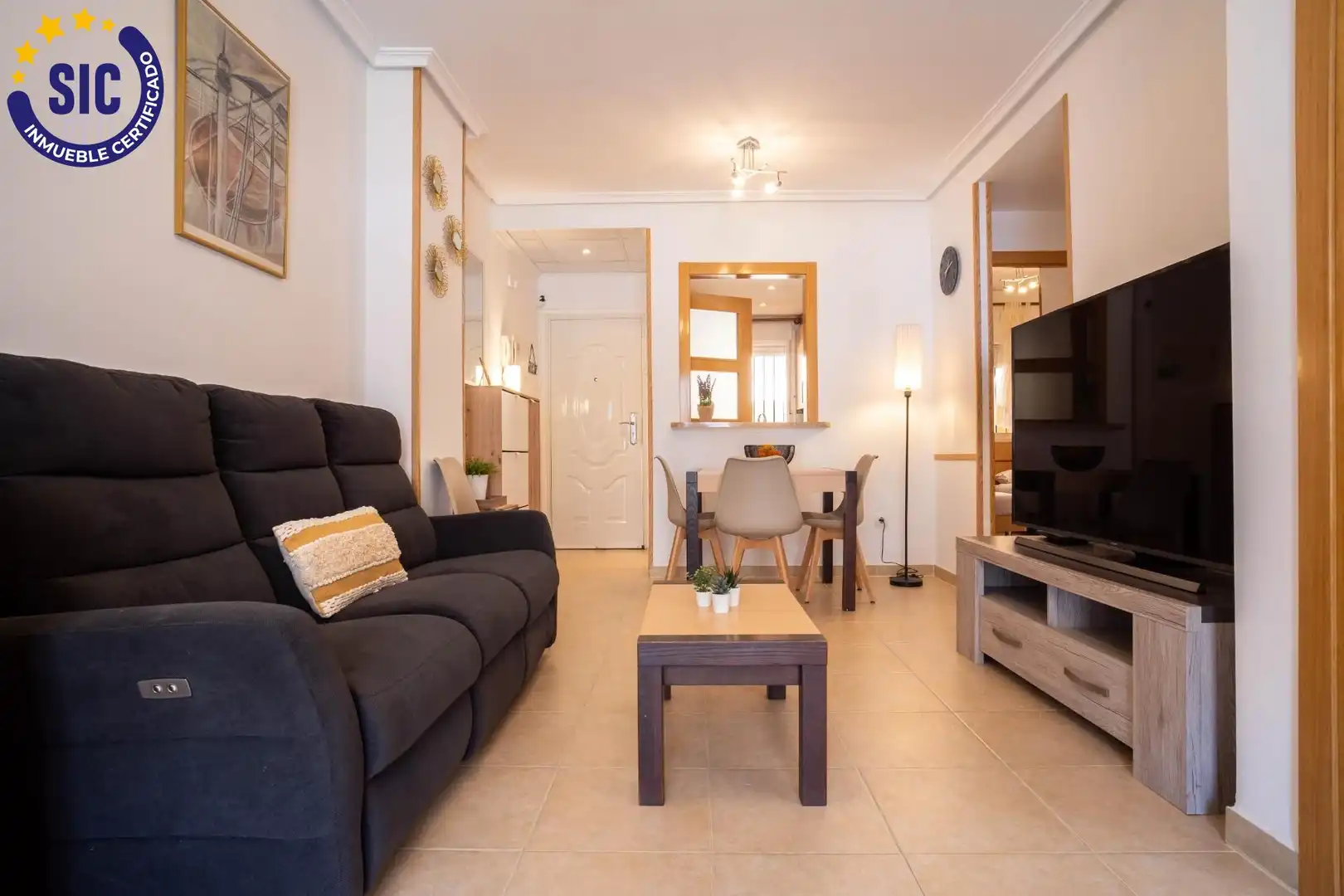 Sala d'estar de Apartament en venda en Oropesa del Mar / Orpesa amb Jardí privat, Terrassa i Traster