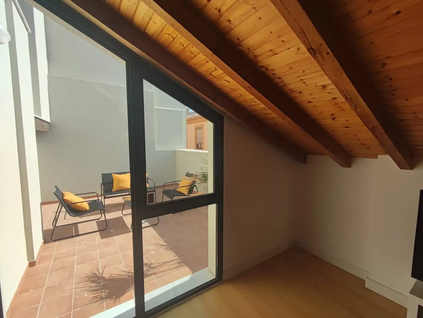 Terrasse von Loft zur Miete in Málaga mit Klimaanlage, Terrasse und Möbliert