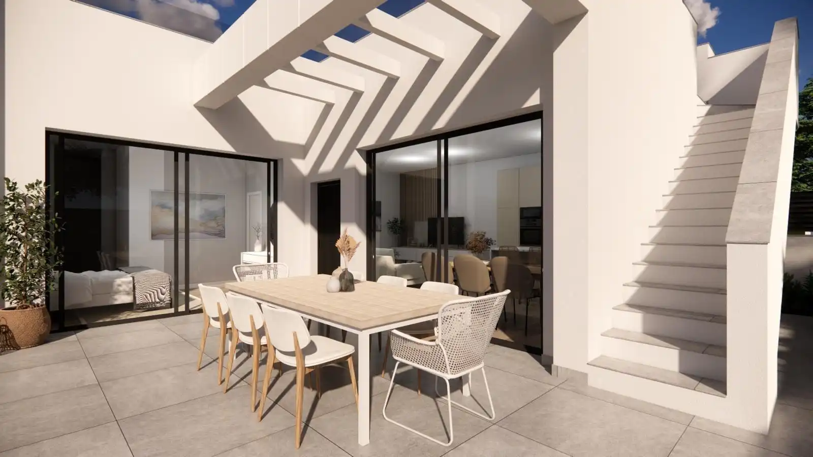 Terrassa de Casa o xalet en venda en Rojales amb Aire condicionat, Jardí privat i Terrassa