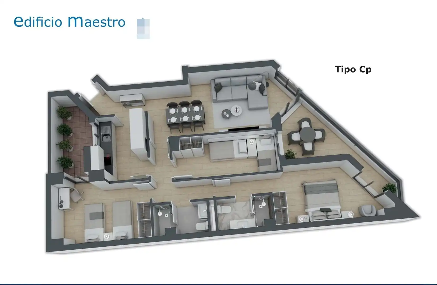 Appartement avec terrasse à vendre à Sur, imagen 2