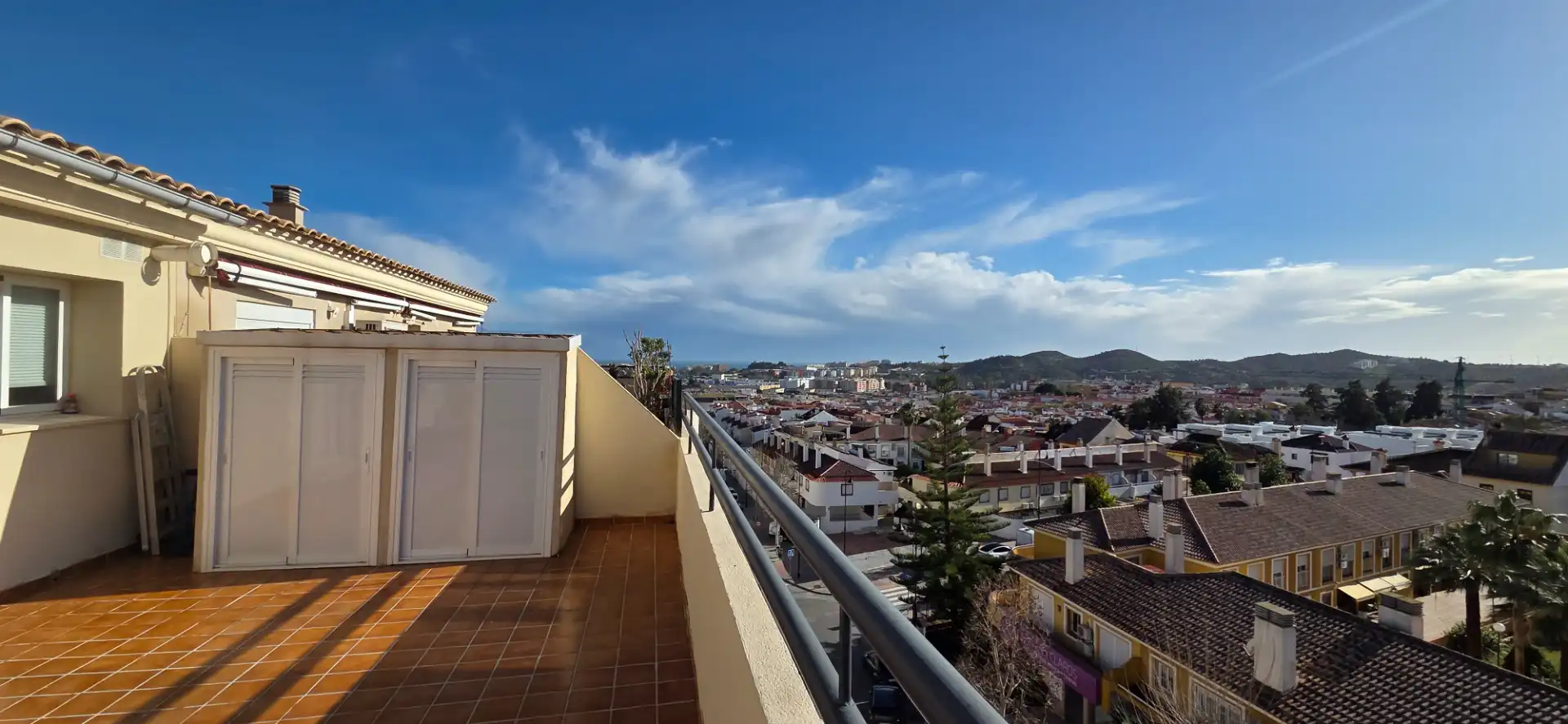 Vista exterior de Ático en venta en Mijas