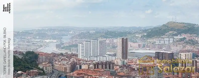 Vista exterior de Pis en venda en Bilbao  amb Aire condicionat, Calefacció i Jardí privat