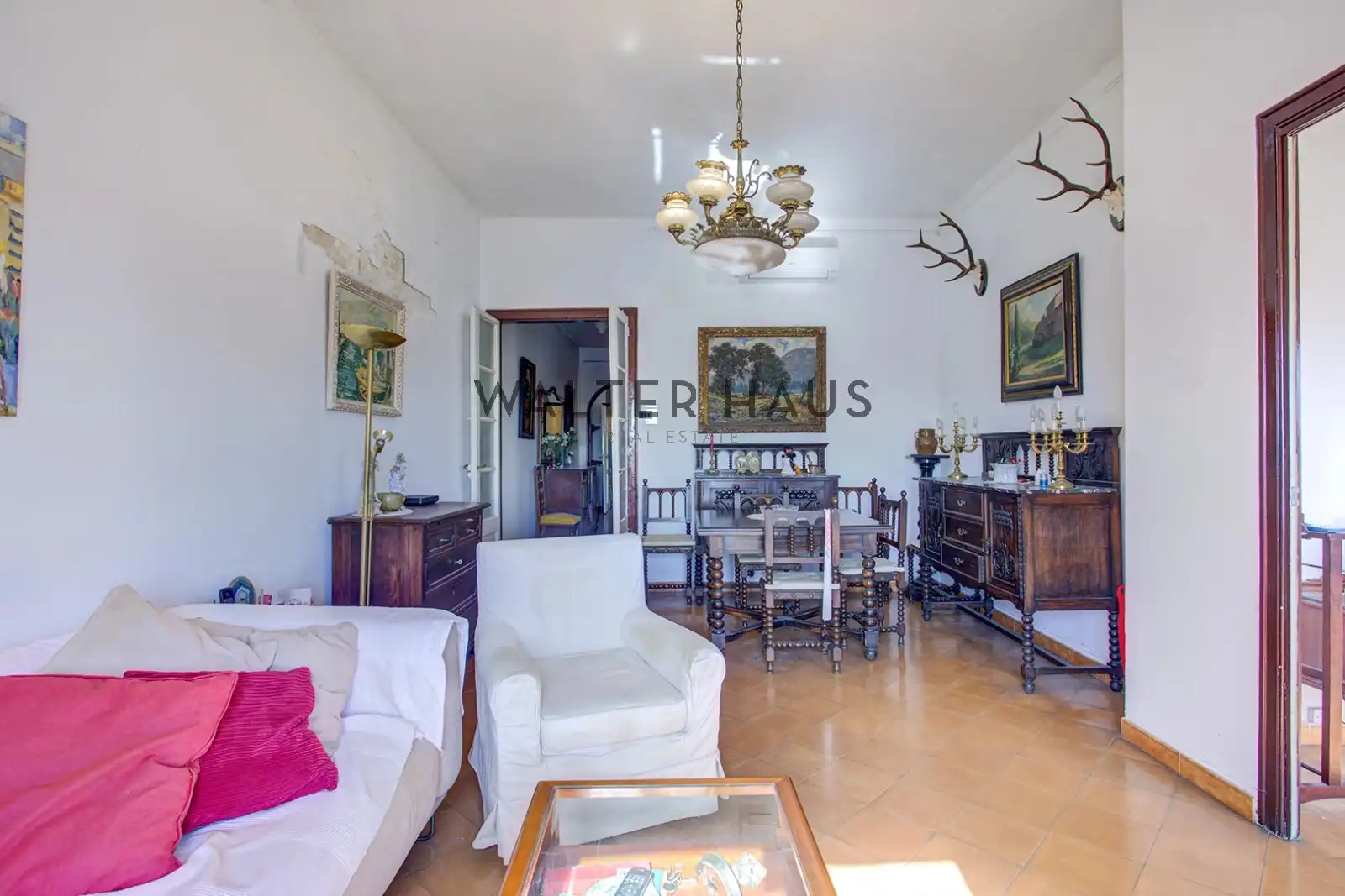 Sala de estar de Piso en venta en Barcelona con Balcón
