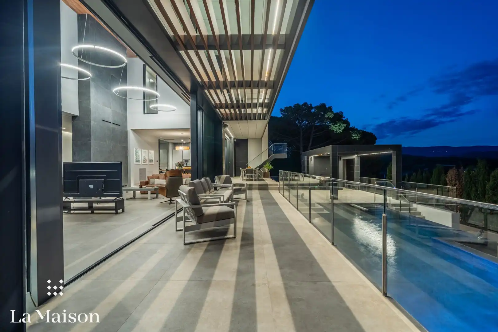 Terraza de Casa o chalet en venta en Caldes d'Estrac con Aire acondicionado, Calefacción y Jardín privado