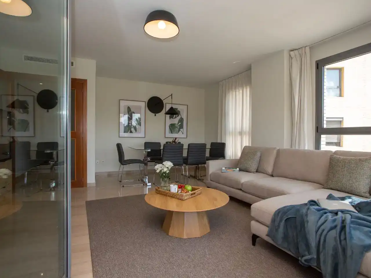 Living room of Flat for rent in Camins al Grau