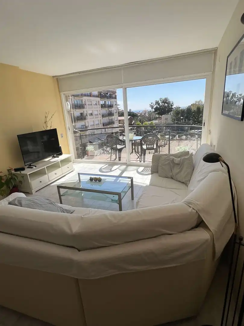 Living room of Apartments for share in Vilassar de Mar  with Air Conditioner, Terrace and Furnished