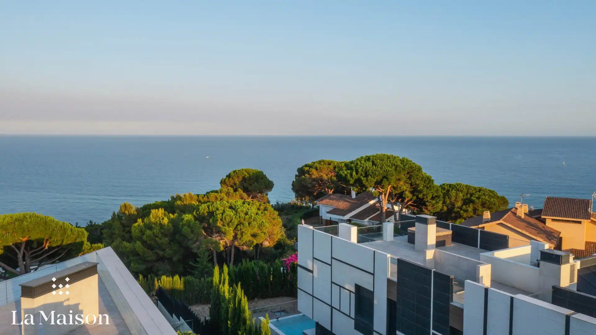 Terraza de Casa o chalet en venta en Caldes d'Estrac con Aire acondicionado, Calefacción y Jardín privado