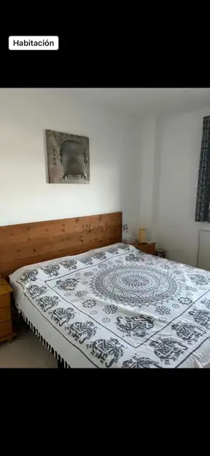 Schlafzimmer von Wohnung zur Miete in Manilva mit Klimaanlage, Terrasse und Möbliert