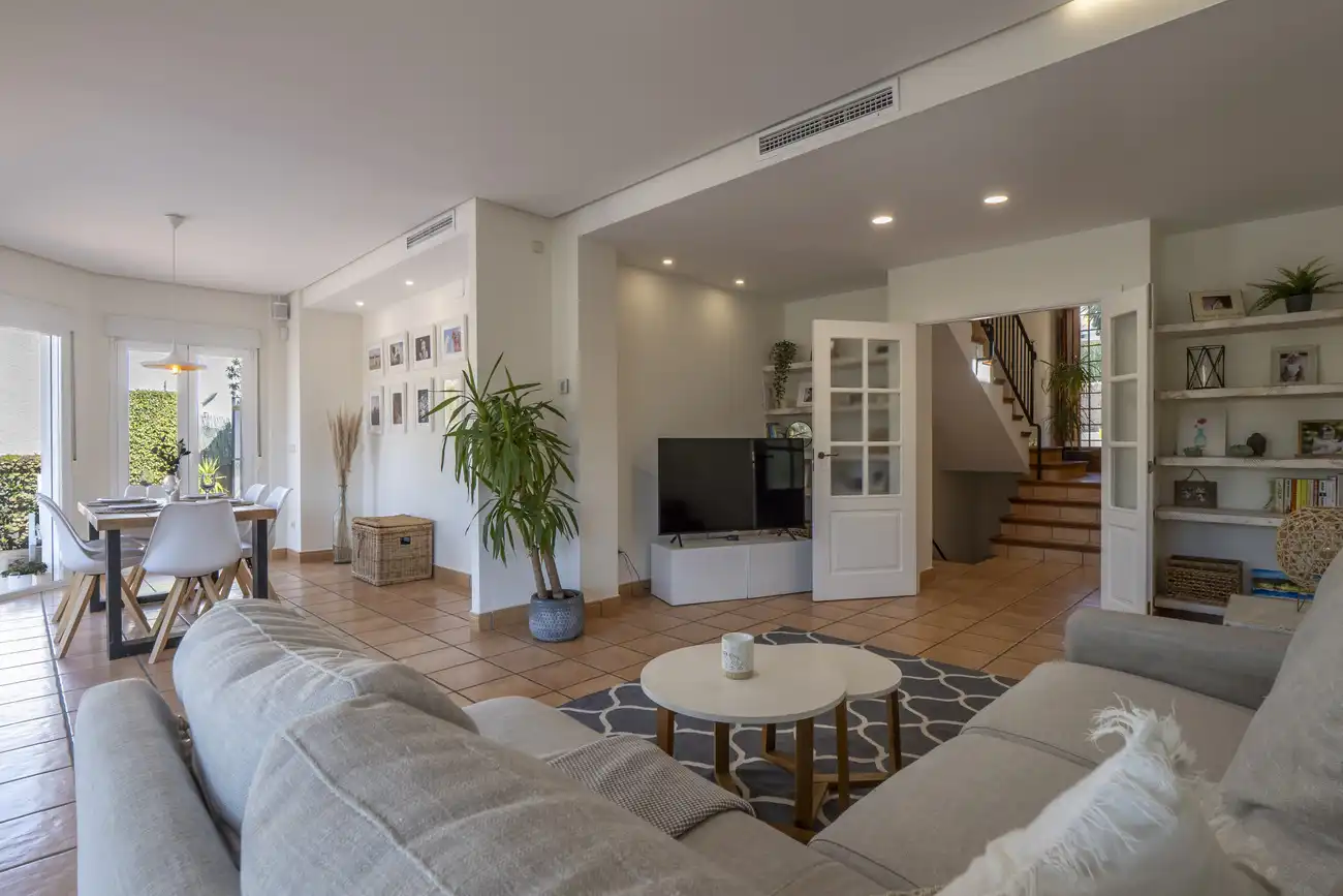 Sala de estar de Casa o chalet en venta en Jávea / Xàbia con Piscina