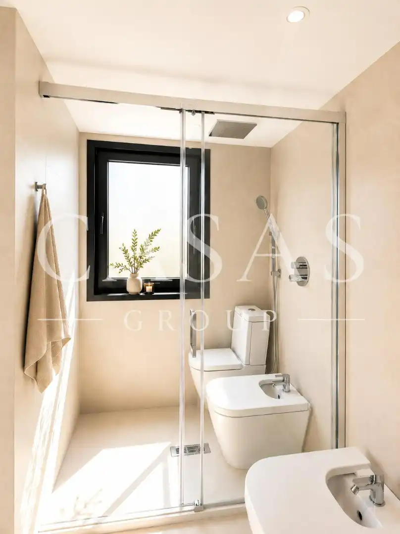 Baño de Casa o chalet de alquiler en Esplugues de Llobregat con Aire acondicionado, Piscina y Amueblado