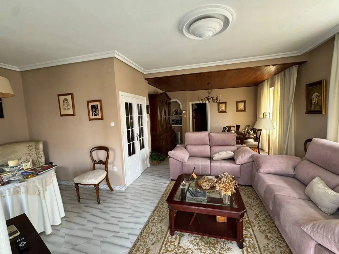 Sala d'estar de Pis en venda en Sevilla amb Aire condicionat i Balcó