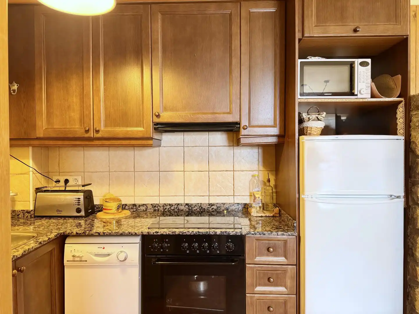 Cocina de Casa o chalet en venta en Castellar de n'Hug con Calefacción, Terraza y Amueblado