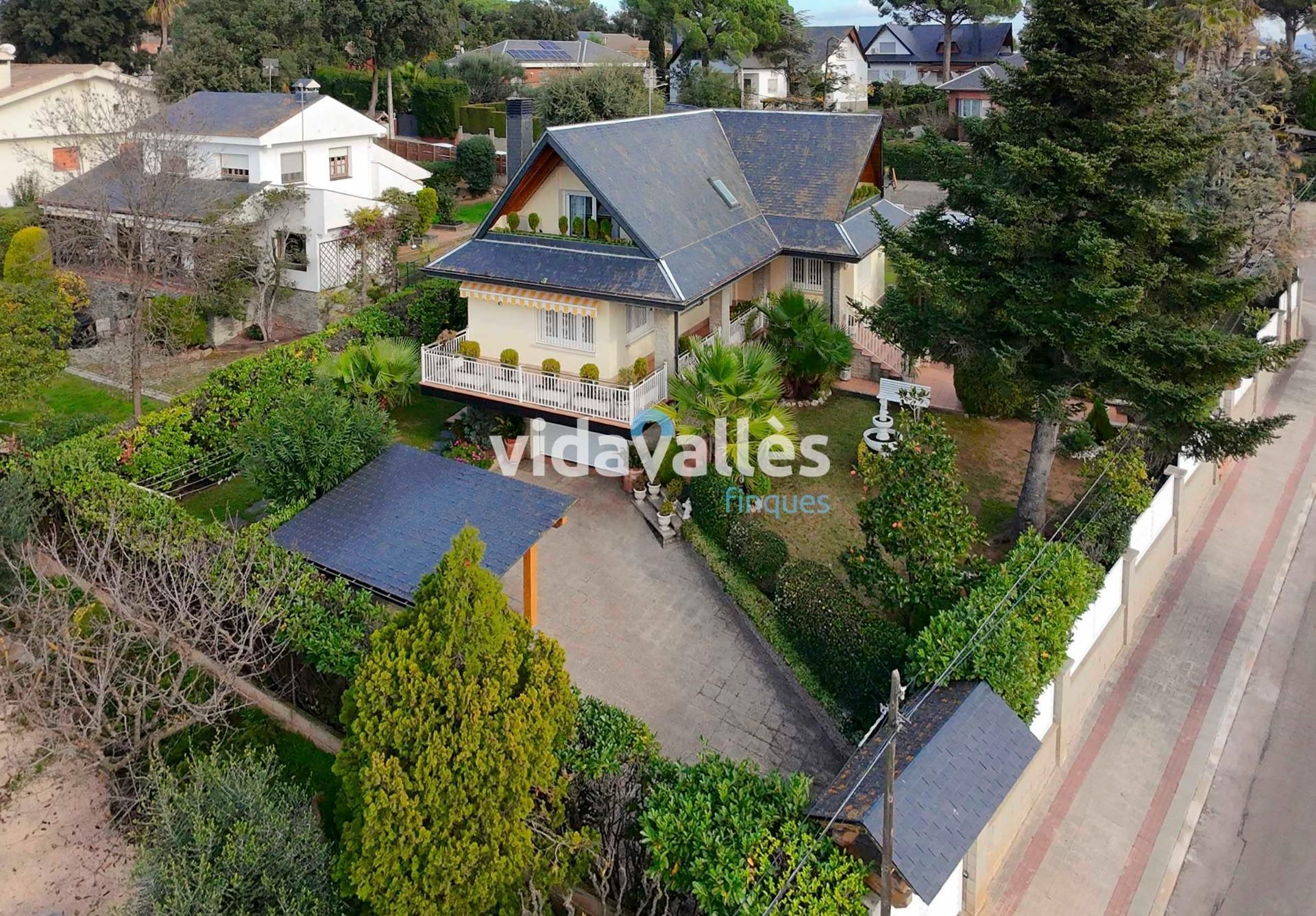 Exterior view of House or chalet for sale in Sant Antoni de Vilamajor  with Heating, Private garden and Storage room
