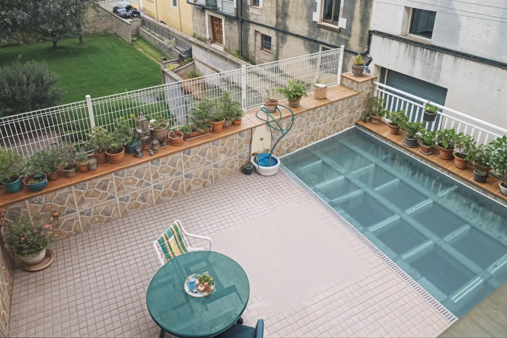 Schwimmbecken von Haus oder Chalet zum Verkauf in Borrassà mit Heizung und Terrasse