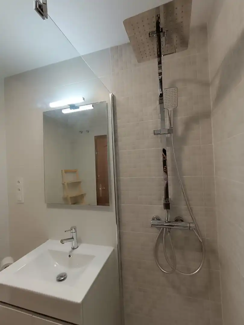Badezimmer von Wohnung zur Miete in Badajoz mit Klimaanlage, Möbliert und Ofen