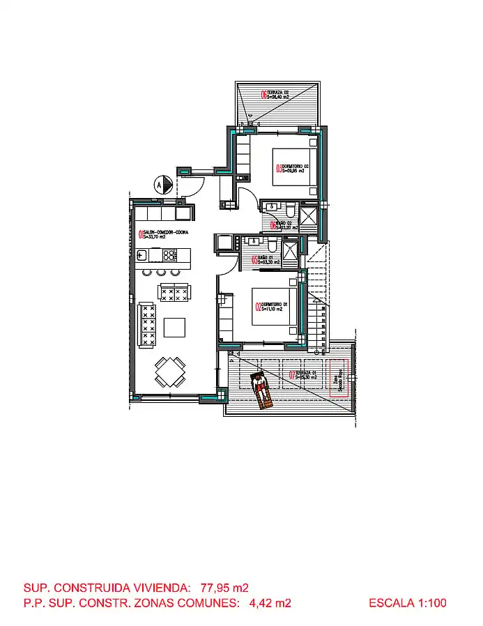 Apartamento con terraza en venta en Nueva Torrevieja - Aguas Nuevas, imagen 17