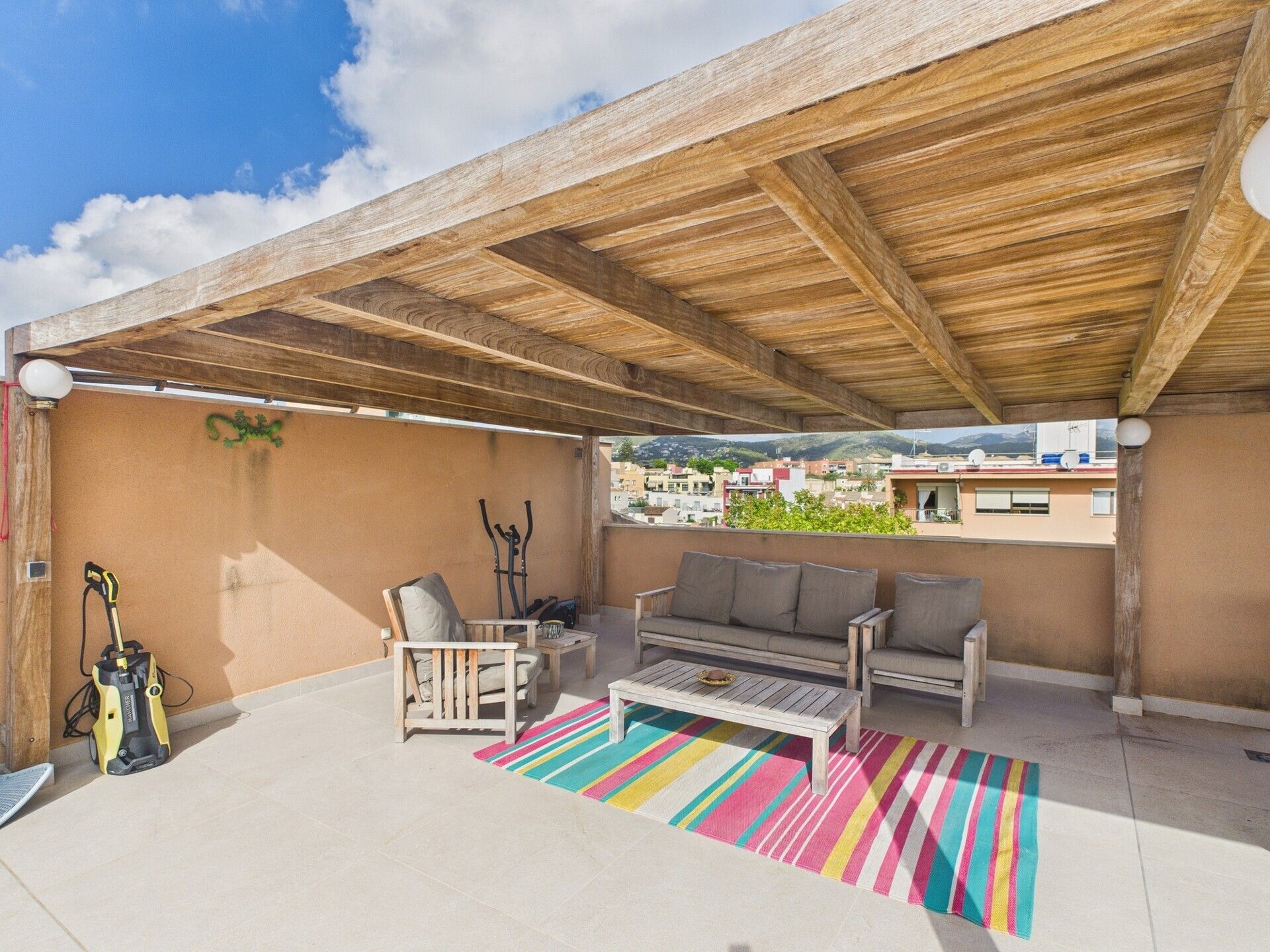Terraza de Ático de alquiler en  Palma de Mallorca con Aire acondicionado, Terraza y Amueblado