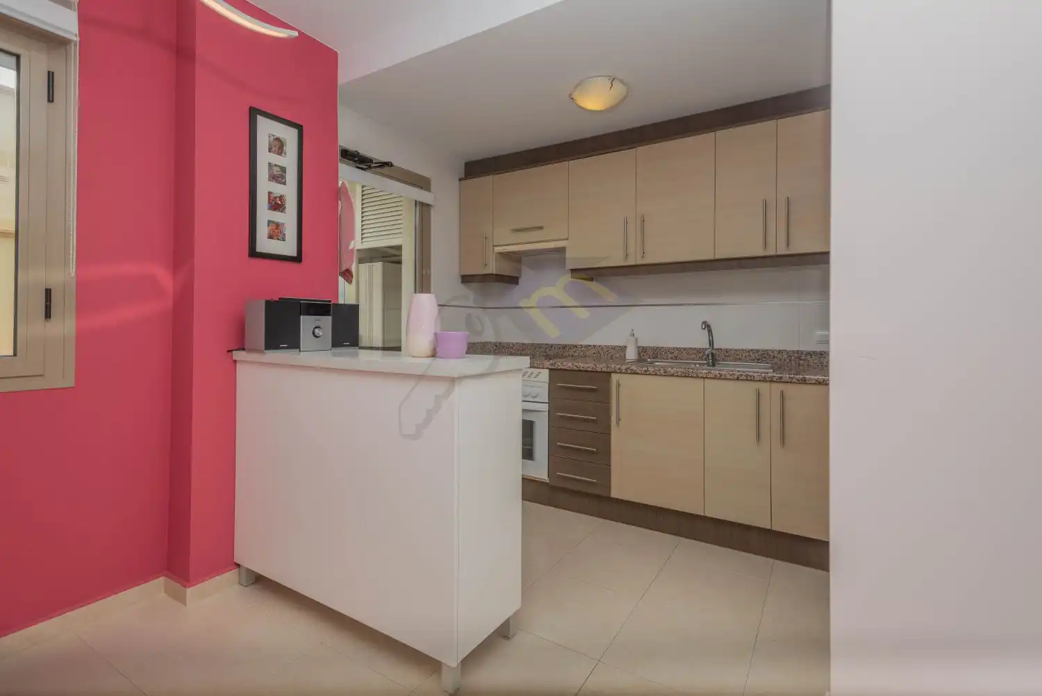 Cuina de Apartament en venda en Calpe / Calp amb Aire condicionat, Calefacció i Terrassa